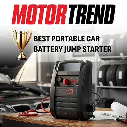 Schumacher Electric DSR ProSeries Car Battery Jump Starter - 2200 Peak Amp 12V Car Starter, Jump Box & Portable Power Station - Digital Display, Heavy-Duty Clamps - DSR165 - style: 12V 2200 Peak Amp