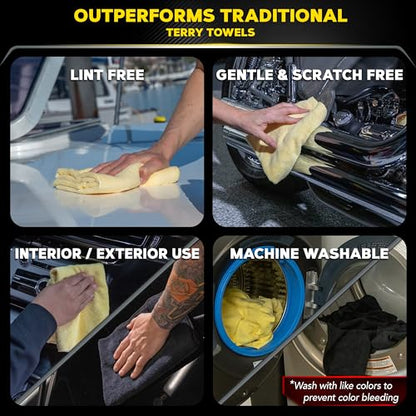 Meguiar's X2025 Supreme Shine Microfiber Towels -6 Pack - size: 6 Microfiber Towels