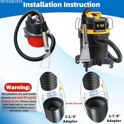Happy Tree Shop Vac Extractor Attachment,Turn Wet-Dry Vac into an Extractor, Detailing Wand Vacuum Cleaner - size: Small without Water Hose & Spray Nozzle