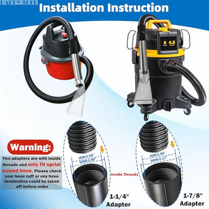 Happy Tree Shop Vac Extractor Attachment,Turn Wet-Dry Vac into an Extractor, Detailing Wand Vacuum Cleaner - size: Small without Water Hose & Spray Nozzle