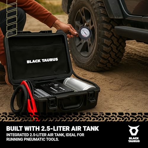 Portable Air Compressor – On‑Board & Offroad Tire Inflator for Cars, Trucks & 4×4 Vehicles – Automatic Pressure Control, High PSI & Dual‑Motor Options (Twin Air Compressor 561T) - style: Twin Air Compressor 561T