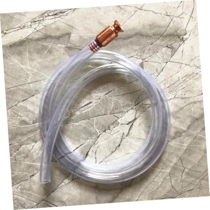 Luxshiny 1set Convenient Automotive Maintenance Siphon Pump for Water Fuel Siphon Hose Oil Transfer Hose Connector Clamp and Switch Kit
