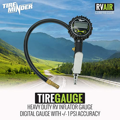 TireMinder RV AIR Compressor, Silver - style: RV Air