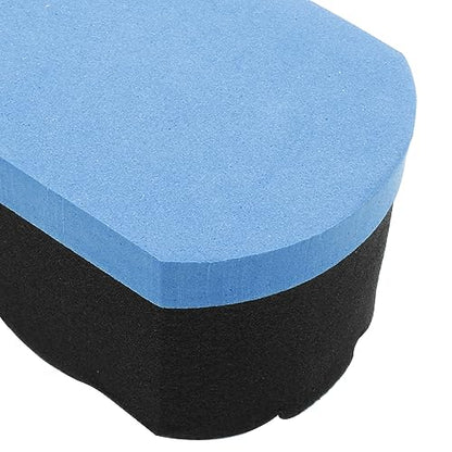 Hitefu 4pcs Tire Shine Dressing Applicator Pad | Washable, Car Detailing Foam Sponge, For Tire Shine, Gel, Wet, Balm