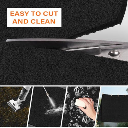 Heavy Duty Oil Mat for Driveway, 36 x 60 Inch Garage Mat for Under Car | Premium Oil Change Mat, Rubber Backing Non-Slip and Waterproof, Absorbent Pads Protect Your Floor from Spills, Oil Drips - size: 60x36in