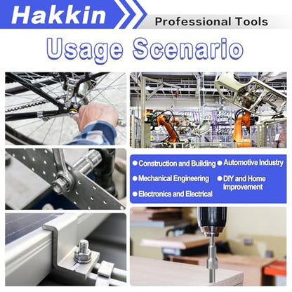 252Pcs 1/4-20 Hex Bolts and Nuts Kit, Stainless Steel Nuts and Bolts Assortment Kit, Fully Threaded Hex Bolt 1/4-20 x 1/2”, 3/4”, 1”, 1-1/2”, 2”, 2-1/2”, 3” Screws Nuts Flat Lock Washer Kit Hakkin - size: L 1/4-20 Hex Bolts Silver 252pcs