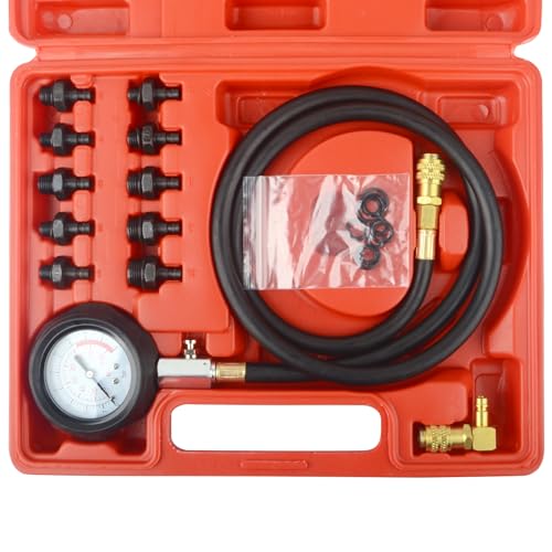 DAYUAN Engine Cylinder Oil Pressure Diagnostic Tester Tool Set Bundle with Engine Cylinder Compression Tester Kit