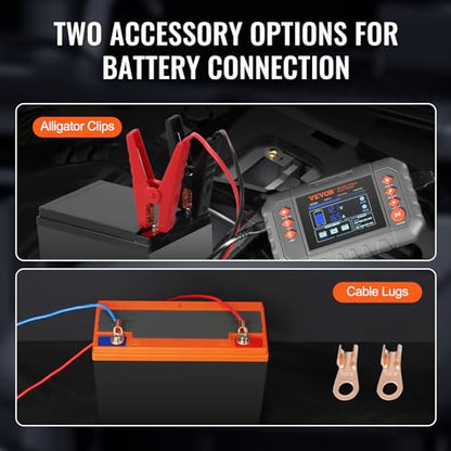 VEVOR Smart Battery Charger, 20-Amp, Lithium LiFePO4 Lead-Acid (AGM/Gel/SLA) Car Battery Charger with LCD Display, Trickle Charger Maintainer Desulfator for Boat Motorcycle Lawn Mower Deep Cycle - size: 20A