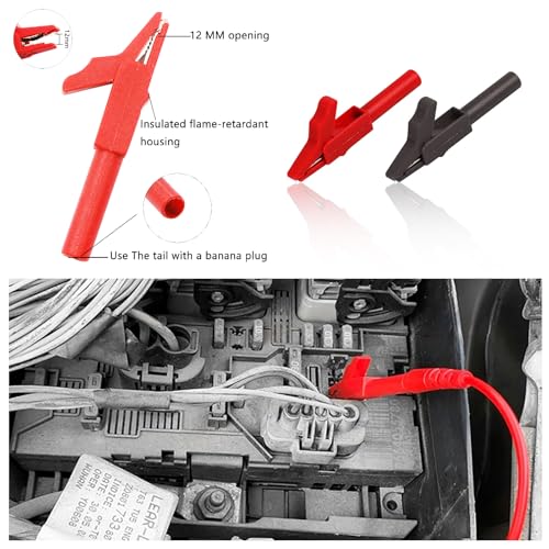 Back Test Probe Kit, Backprobing, Diagnostictesting,Electrical Troubleshooting Automotive Test Lead Kit (ZIBOO 804)