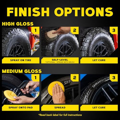 Meguiar's G250816 - Ultimate Insane Shine Tire Spray-16oz