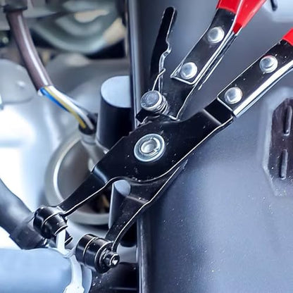 Hose Clamp Pliers Heavy Duty Hose Clamp Removal Tool Clamp Pliers Set Flexible Hose Clamps Plier Non Slip Handle for Clamping Twisting Welding
