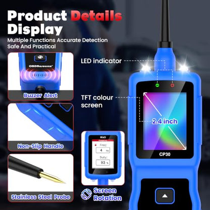 OBDResource Power Circuit Probe Tester Fuse Test Light Short Circuit Finder | 0-80V DC Circuit Tester Automotive, Car Fuse Tester, CP30 Auto Electrical Circuit Tester, Automotive Tool