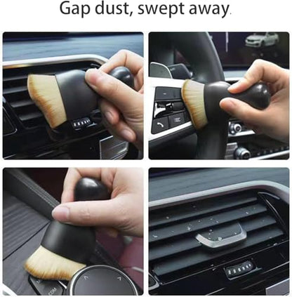 9PCS Car Detailing Brush Set, Complete Auto Cleaning Kit for Interior, Exterior, Air Vents, Dashboard, Wheels, Engine Bay, Scratch-Free Brushes