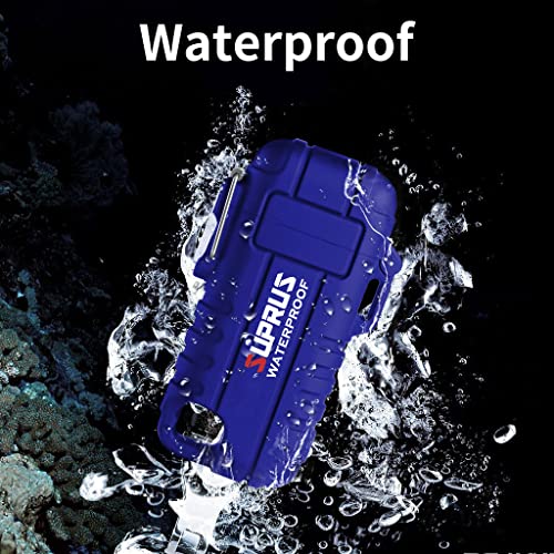 SUPRUS Waterproof Lighter Windproof Lighter Arc Plasma Lighters USB-C Rechargeable with Expandable and Flexible Neck for Outdoor, Camping & Kitchen (Blue, 2Packs) - color: Blue, 2packs