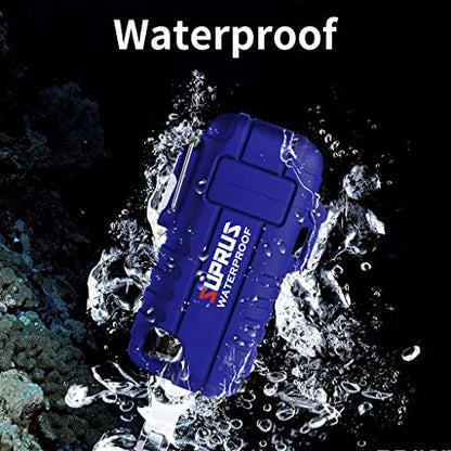 SUPRUS Waterproof Lighter Windproof Lighter Arc Plasma Lighters USB-C Rechargeable with Expandable and Flexible Neck for Outdoor, Camping & Kitchen (Blue, 2Packs) - color: Blue, 2packs