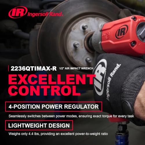 Ingersoll Rand 2235TiMAX 1/2-Inch-Drive Air Impact Wrench with Up to 1,350 Foot-Pounds Torque Output - size: Standard Anvil (Single Unit), style: 2235 Legacy, Standard Anvil