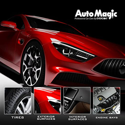 Auto Magic Professional Tire Dressing | Water-Based Silicone Spray | Detailing Products for Tires, Vinyl, Trim & Engine Compartments | Car Care