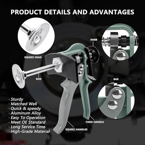 RAMATA 24300 Single Speedy Brake Pad Spreader, Brake Caliper Compresser, Disc Brake Caliper Compression Tool Compatible with Most Vehicle &Trucks - size: 24300
