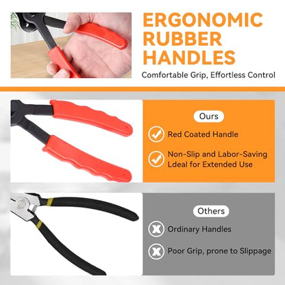 Auto Dynasty 10PCS Snap Ring Pliers Set, Heavy Duty Internal & External Retaining Ring Circlip Pliers with Bent Straight Pliers, Hook and Pick, Automotive Removal Tool All in One Storage Case - style: 11pc Multi Plier