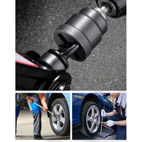 Drill Adapter Jack Socket - Quick Connect Lifting Tool | Electric Socket Adapter for Vehicle Maintenance, Tire Work, Road Trip Kit, Beginners, Mom, Compact Car Repair Accessory for Home Gara