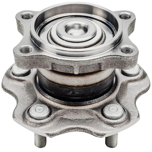 Detroit Axle - Front Knuckles Rear Wheel Bearing Hubs for 2002-2006 Nissan Altima 2003 2004 2005 Replacement 2.5L Wheel Bearing Hubs Assembly Steering Knuckles w/Wheel Bearing Hubs [Non-ABS] - size: 4UW50537/Kit