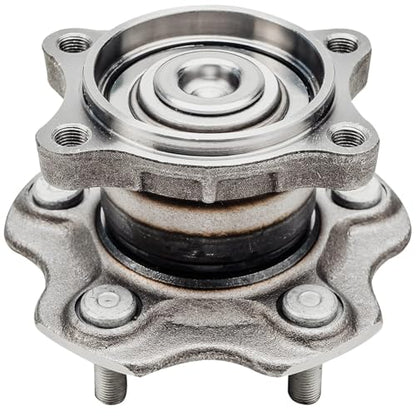 Detroit Axle - Front Knuckles Rear Wheel Bearing Hubs for 2002-2006 Nissan Altima 2003 2004 2005 Replacement 2.5L Wheel Bearing Hubs Assembly Steering Knuckles w/Wheel Bearing Hubs [Non-ABS] - size: 4UW50537/Kit