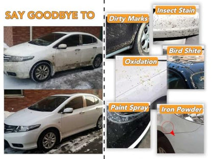 Biodison & Lee 1 Pcs Clay Mitt for Car Detailing - Fine Grade Clay Bar Mitts,Synthetic Clays Mit to Remove Paint Overspray, Water Spots, Tree Sap, Rail Dust from Paint, Glass, Plastic Surfaces