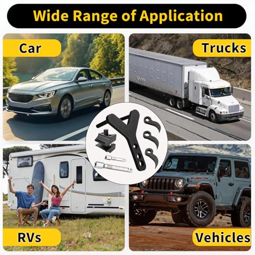 Lower Control Arm Prying Tool with 2 Extension Pole, 3PCS Pry Bar Wrench Adaptor & Strut Spreader, Ideal for Control Arm/Suspension Removal, Fits Most Front-Wheel Drive Vehicles - size: 7PCS