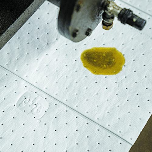 Pig Oil Mat - Oil-Only Absorbent Mat Pads - 50 Pads per Bag - 30" x 30" Pads - Absorbs up to 85 Ounces per Pad - MAT426 - size: 30" x 30"