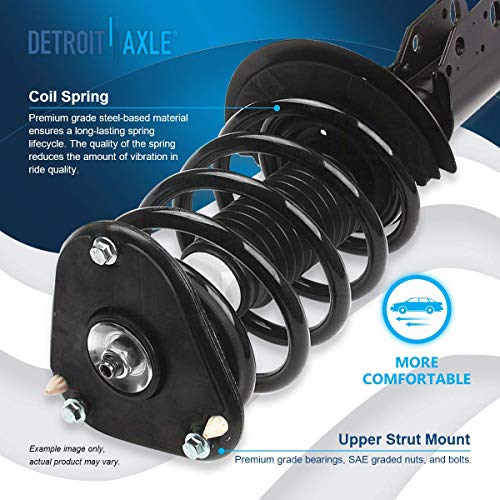 Detroit Axle - 2pc Front Struts for Buick LeSabre Cadillac DeVille Pontiac Bonneville Oldsmobile Aurora, Struts Shocks with Coil Spring Assembly Replacement - size: 171685 x2/PAIR