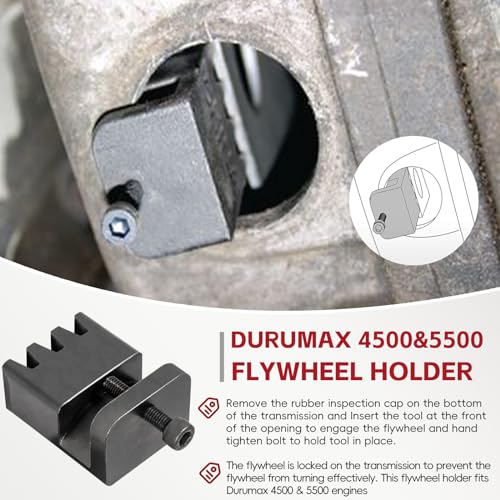 Sunluway 22100 Flywheel Locking Tool with 36mm 3/4" Drive Harmonic Balancer Socket for 6.6L Duramax Engine