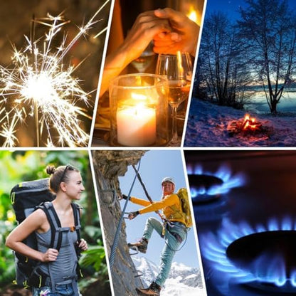 LcFun Electric Lighter Outdoor Windproof USB C Rechargeable Plasma Arc Lighters Electronic Flameless Lighter with Flashlight for Camping Hiking, Survival Kits, Tactical Gears for Men - color: Red, style: Flexible Arc With Flashlight
