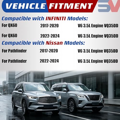 3.5L Engine VQ35DD Timing Chain Kit | Fit For Nissan Pathfinder & Infiniti QX60 V6 3.5L 2017-2024 Replace OE# 130856KA1B 130706KA1C 150436KA0A 130286KA0A - size: Timing Chain Kit 3.5L 2017-2024