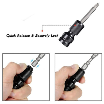 Acxico 4 Pcs Ratchet Socket Wrench Adapter 1/2 Inch Square To 1/4 Inch Hex Stonego Ratchet Spanner Converter Heavy Electric Wrench Connector