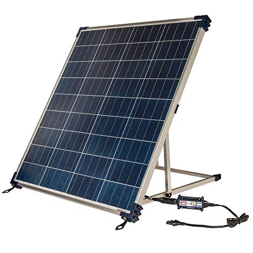 Optimate Solar 60W Travel kit, TM523-6TK, 6-Step 12V 5A Weatherproof Solar Battery Saving Charger & maintainer - style: OptiMATE Solar 12V charge controller with 60W Solar Panel (Travel Kit)