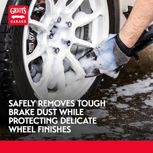 Griot's Garage Microfiber Wheel Wash Mitts, Scratch-Free Cleaning for All Wheel Surfaces, 11820, Set of 2