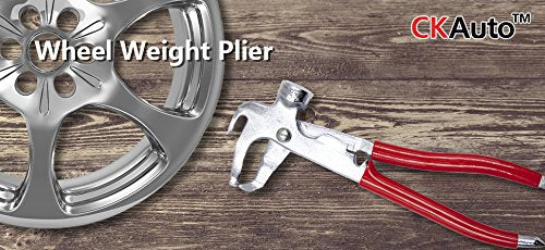 CKAuto Wheel Balancing Weight Plier Hammer Tool, Wheel Weights Clip On (Pack of 2) - size: Wheel Weight Hammer (Pack of 2)