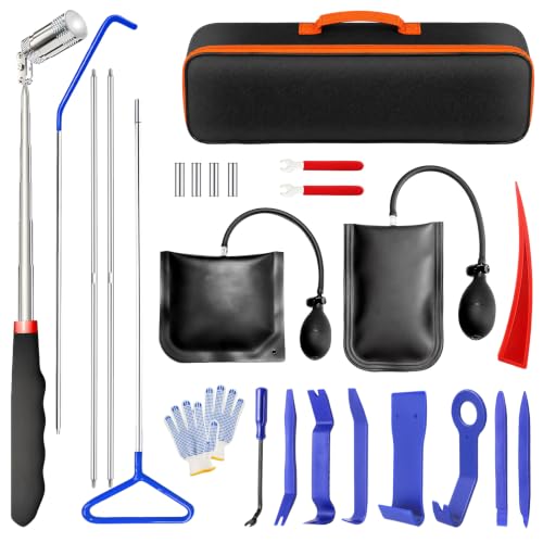 24-Piece Automotive Tool Kit with Carrying Bag for Vehicle Maintenance