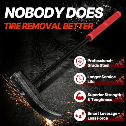 Tire Hammer Tire Bead Breaker Tool, 35429 Bead Breakers for Tire Removal, Semi Truck Tire Changing Tools, Tire Tools for Car Truck Bus ATV UTV Farm Tractor Aircraft Tires