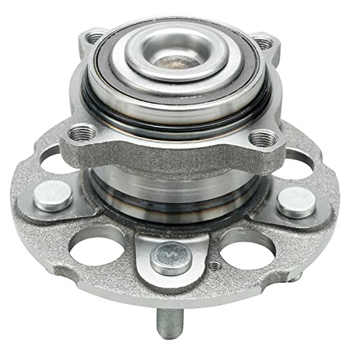 Detroit Axle - FWD Pair Rear Wheel Bearing and Hub Assembly for Honda CR-V 2007-2011, Crosstour 2012-2015, Accord Crosstour 2010-2011, 5-Lug w/ABS - style: 512344 x2/Pair