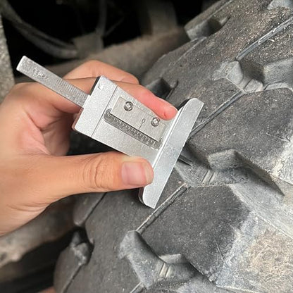 Car Truck Tire Depth Checker Tyre Tread Gauge Stainless Steel 0~32nds Caliper Measure Tool