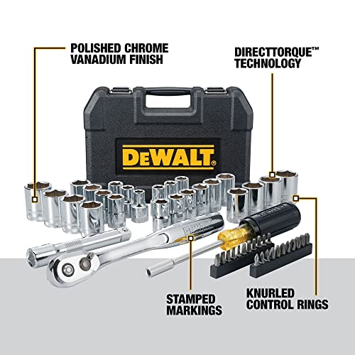 DEWALT 1/2 in Drive 49 Piece Mechanics Tool Set (DWMT45049)