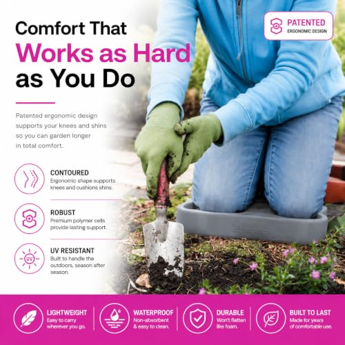 KNEEPAL. Engineered to Outperform Conventional Memory Foam Kneeling Pads. Beloved by gardeners, DIY'ers, bath-time Mommies, fitness peeps and yoga buffs - color: Green