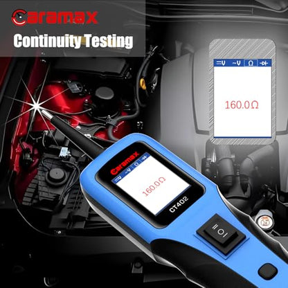 Automotive Power Circuit Probe Tester 12-24V Trailer Light Tester 40FT Cord Resistance&Duty Cycle Digital Multimeter Short&Open Finder Reverse Protection Auto Diode Electrical Diagnostic Kit - size: 12V-24V