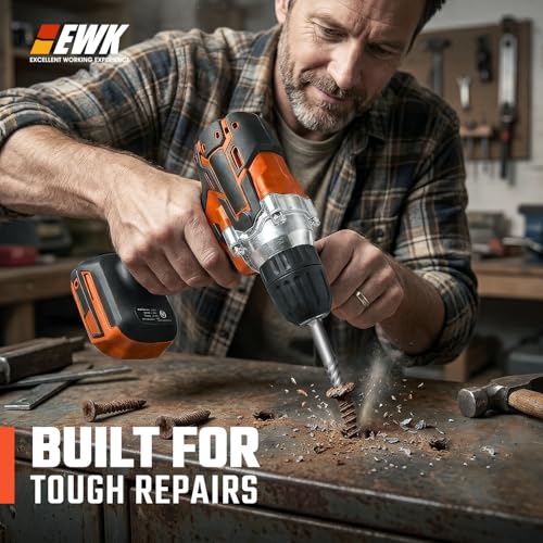EWK 35-Piece Screw Extractor Set with Left-Hand Drill Bits, Spiral Screw Extractors, and Multi-Spline Removers for Stripped Screws, Broken Bolts, Rusted Fasteners, and Damaged Hex Heads - style: 35 Pcs Screw Extractor & Drill Bit