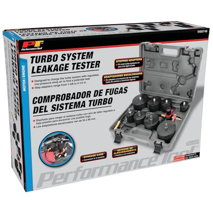 Performance Tool W89748 Turbocharger System Leakage Tester Kit - Find & Fix Turbo Leaks with Ease - style: Turbocharger System Leakage Tester