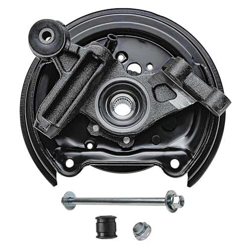 Detroit Axle - Rear Steering Knuckles & Hub Bearings Shock Absorbers Replacement for 2003 2004 2005 Subaru Forester - 4pc Set - size: 4AU48644/Kit