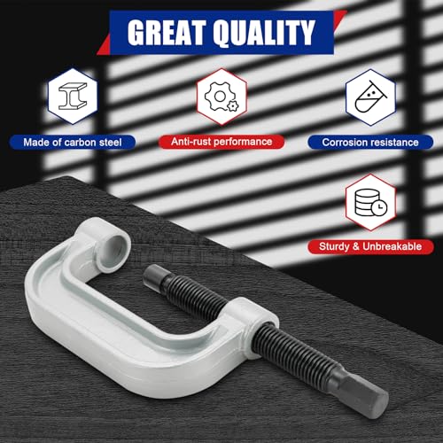 NYXOVA Ball Joint Removal Installation Tool, Heavy Duty Ball Joint Press Kit & U Joint Removal Tool with 4 Wheel Drive Adapters for Most 2WD and 4WD Cars Light Trucks