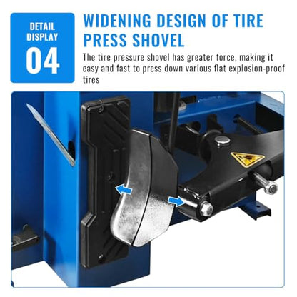 TCE Tire Changer Machine with Bead Blaster Rim Clamp 24" Set Item | Tire Changer Wheel Changers Machine - size: Tire Changer Machine with Bead Blaster Rim Clamp