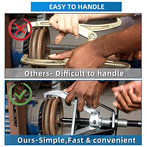 BESTOOL 3 Jaw Gear Puller,10 Ton Pulley Puller Tool, Removal Tool for Gears, Pulley and Flywheel - size: 3Jaw 10 Ton